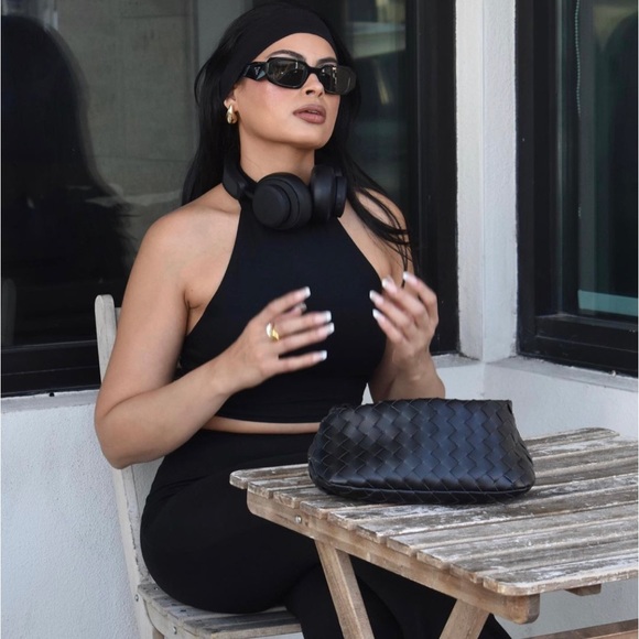 Authentic- New- PRADA Sunglasses SPR 17W Black - Picture 4 of 15